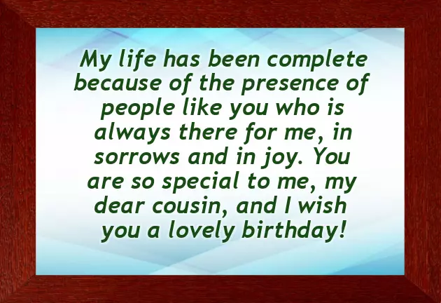 Happy Birthday Wishes To A Cousin Sister