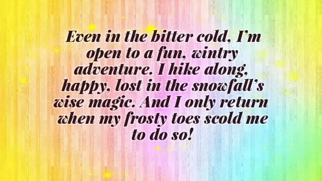 Quotes On Snow Quotes On Snow