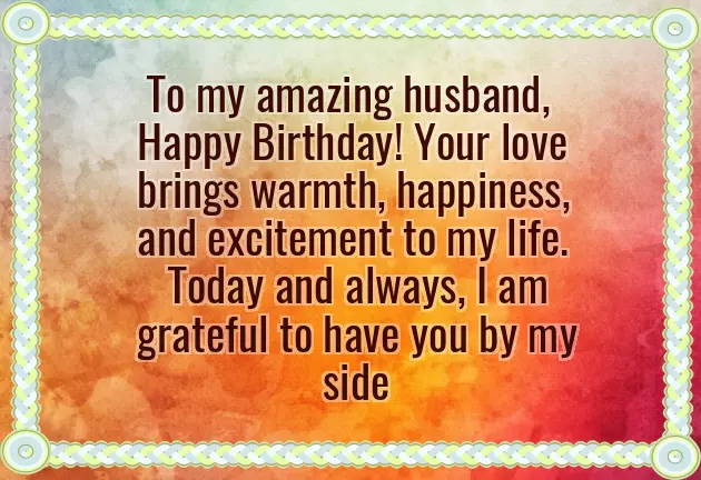 Greetings For A Husband