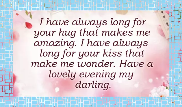 Good Evening Message