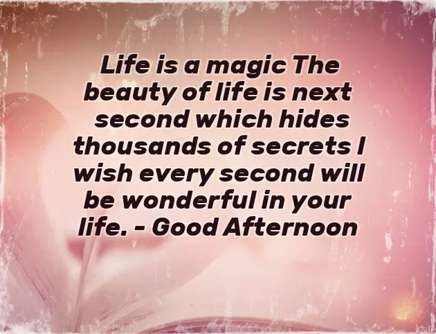 Good Afternoon Family Quotes Good Afternoon Family Quotes