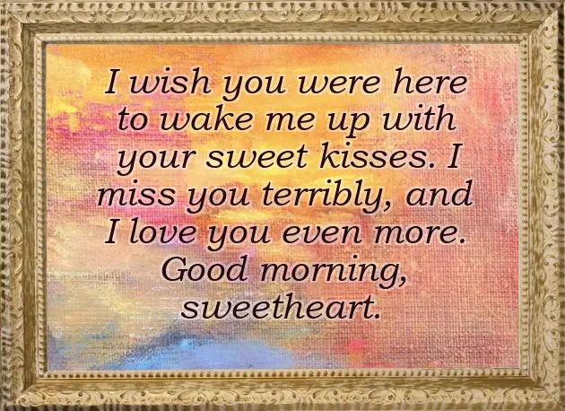 Morning Greetings To A Lover