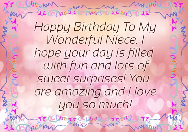 Special Niece Birthday Special Niece Birthday