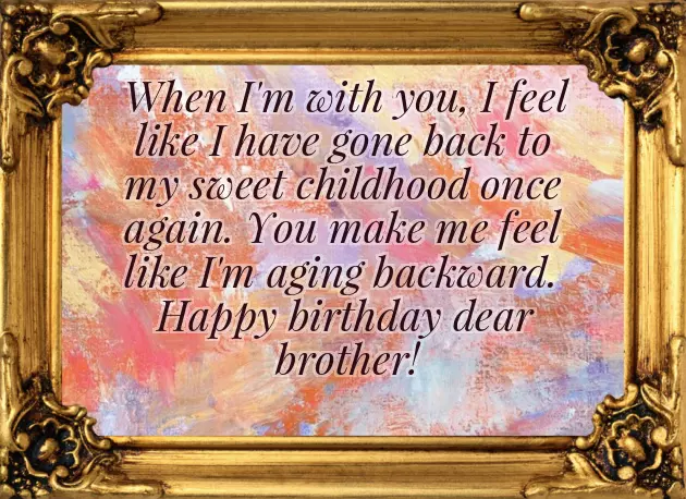 Big Brother Birthday Thought