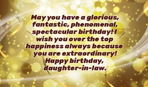 30Th Birthday Wishes For Daughter In Law