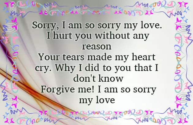 Im Sorry Poems For Her Im Sorry Poems For Her