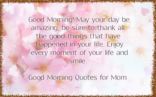 Morning Message For Mom