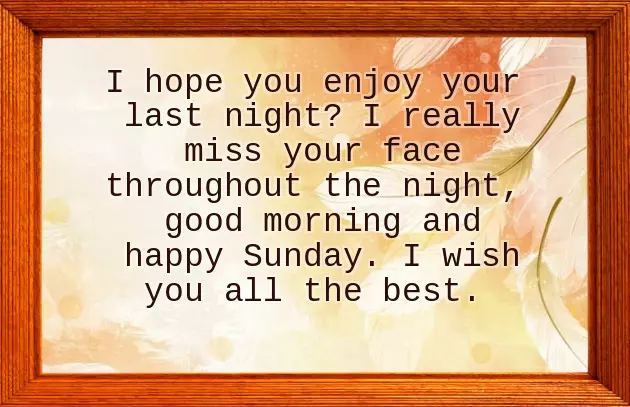 Good Morning And Happy Sunday Wishes