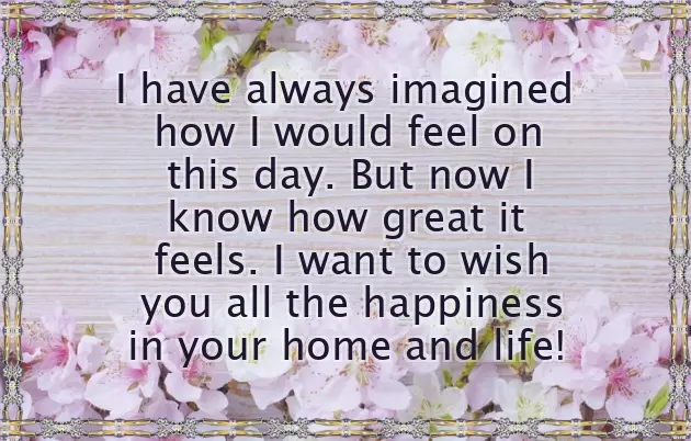 Congratulations To The Groom And Best Wishes To The Bride