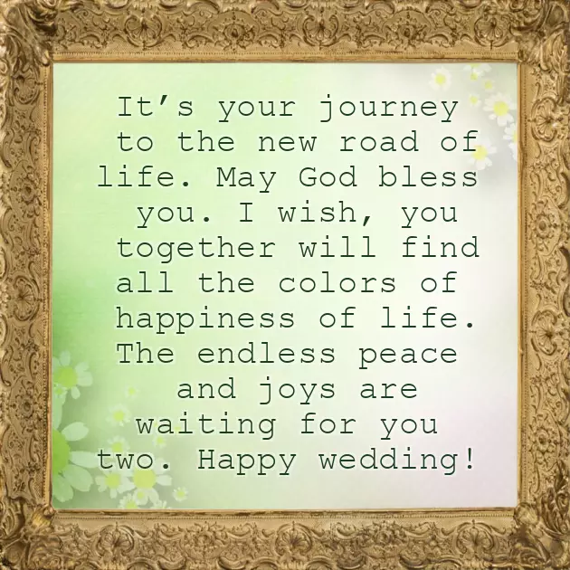 Blissful Wedding Wishes