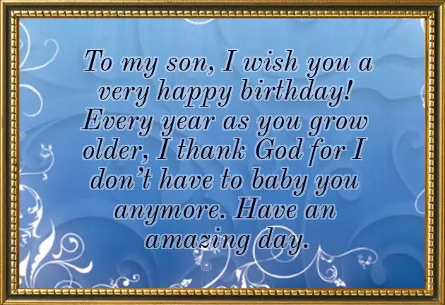 Happy Birthday Quotes For Son From Parents Happy Birthday Quotes For Son From Parents