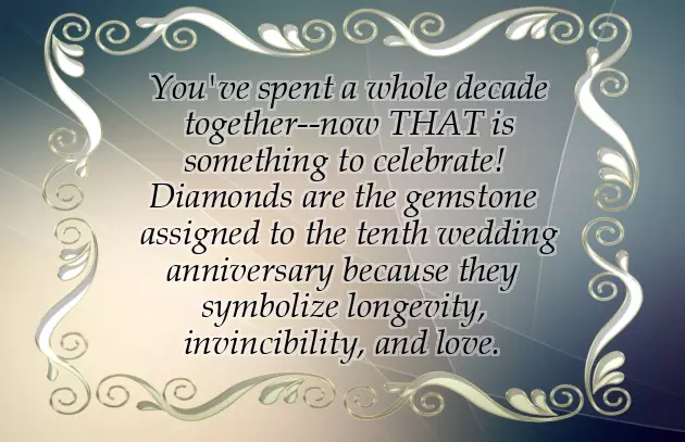 Tenth Anniversary Gift Tenth Anniversary Gift
