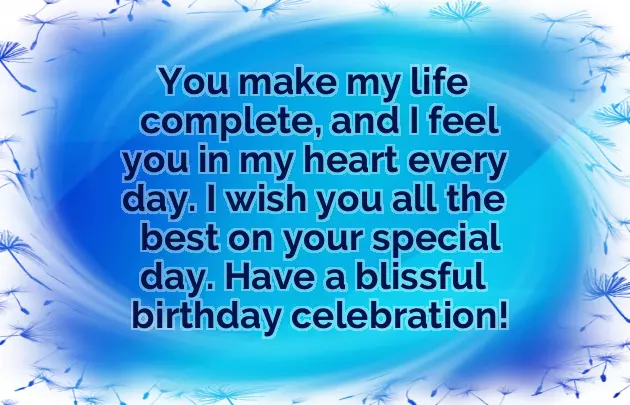 Birthday Message To Your Boyfriend