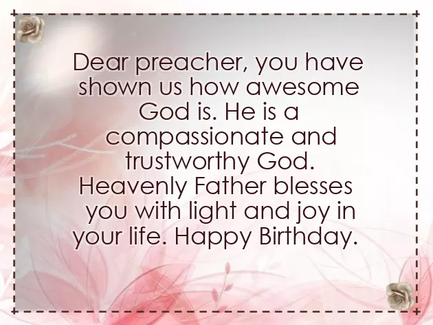 Pastor Birthday Wishes Pastor Birthday Wishes