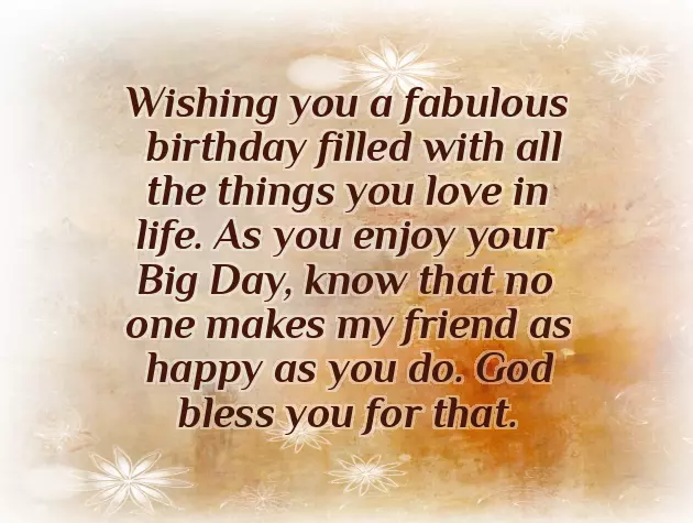 Happy Birthday Message To My Friend