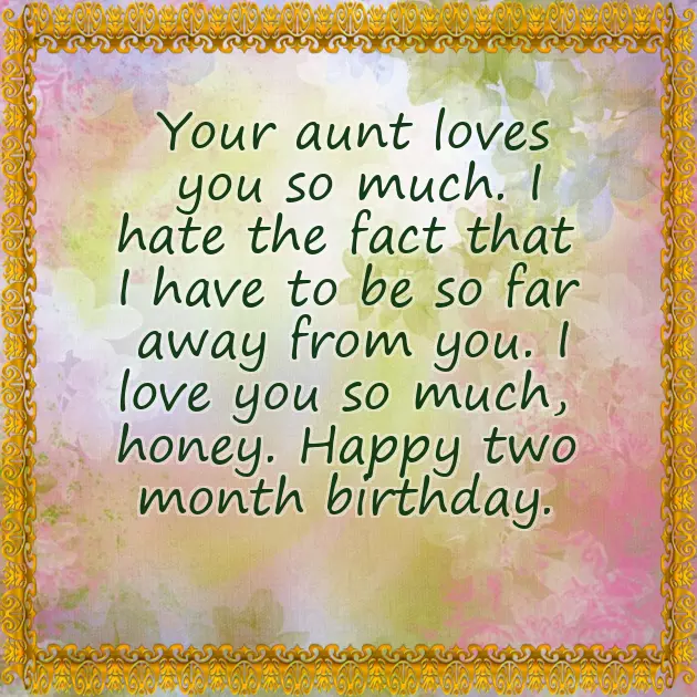 2 Months Old Baby Birthday Wishes 2 Months Old Baby Birthday Wishes