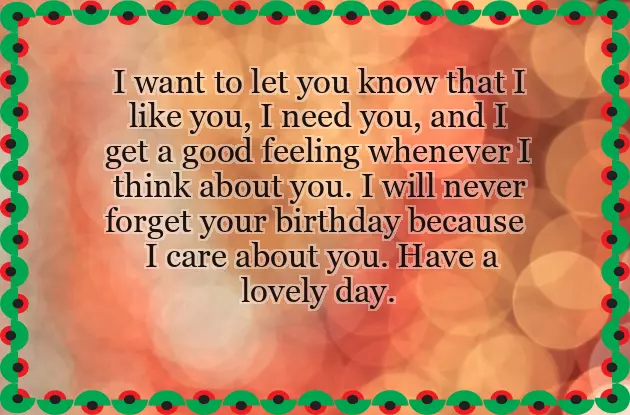 Birthday Wishes For A Male Crush