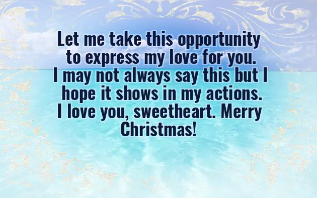Merry Christmas Message To Boyfriend