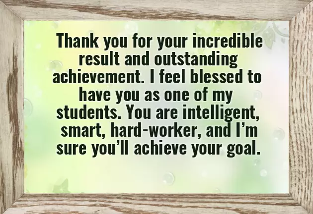 Congratulations Good Job