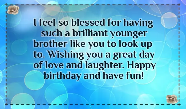 Birthday Wishes For My Own Brother