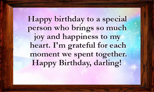 Happy Birthday Wishes To Girlfriend