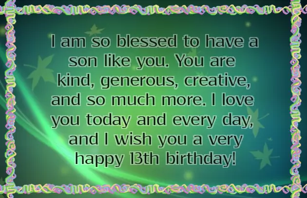 13 Year Old Grandson Birthday Wishes 13 Year Old Grandson Birthday Wishes