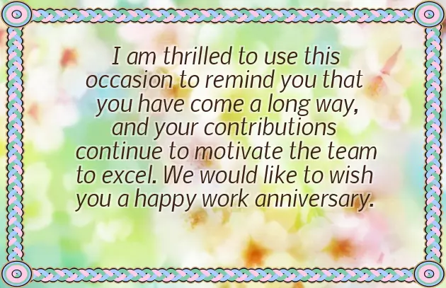 Congratulations To Coworker On Anniversary Congratulations To Coworker On Anniversary