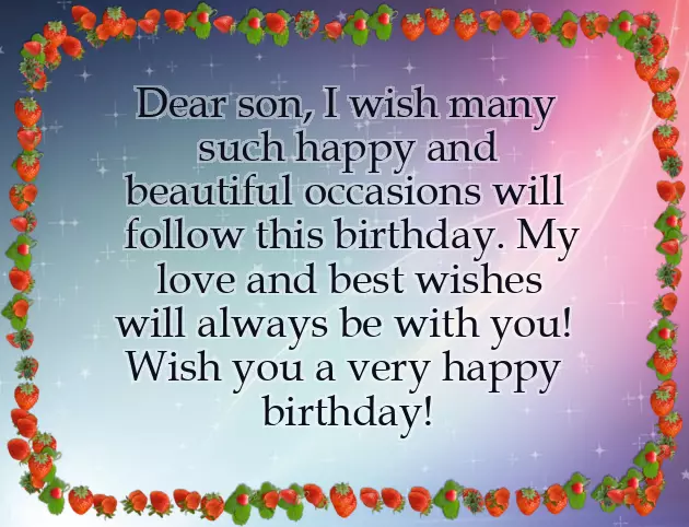 Birthday Wishes To A Lovely Son Birthday Wishes To A Lovely Son