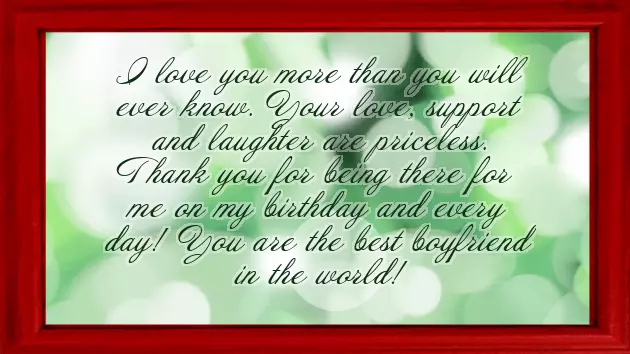 Heart Touching Birthday Wish For Boyfriend