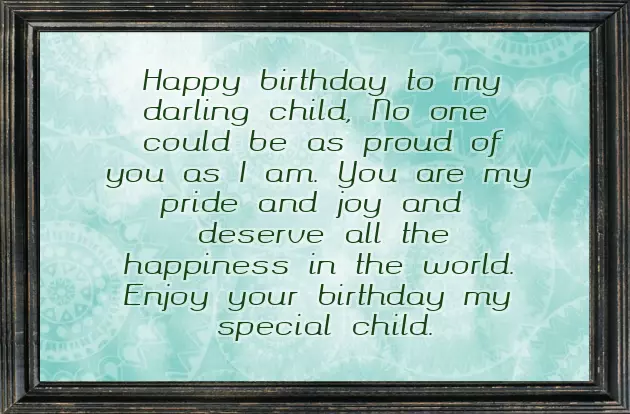 Happy Birthday Wishes For A Kid Boy