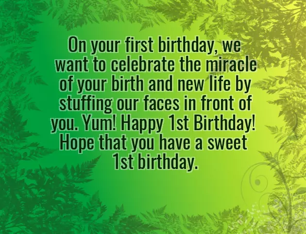 1St Birthday Quotes 1St Birthday Quotes