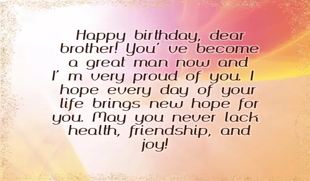 Birthday Wishes For Big Brother From Sister Birthday Wishes For Big Brother From Sister