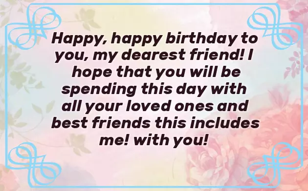 Birthday Wishes For A Girlfriend Friend