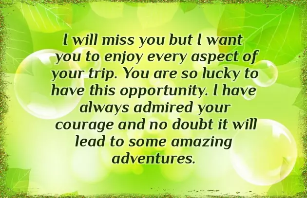 Have A Nice And Safe Journey