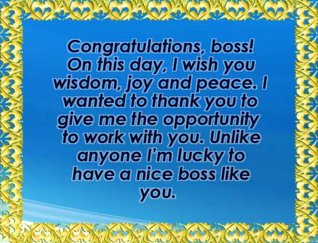 Birthday Message To Your Boss Birthday Message To Your Boss