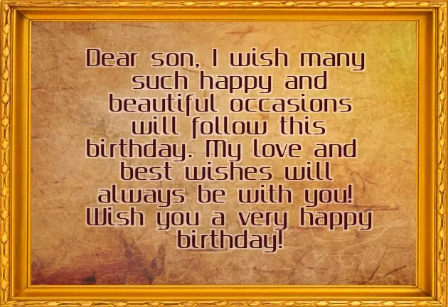 Birthday Greetings To Our Son Birthday Greetings To Our Son