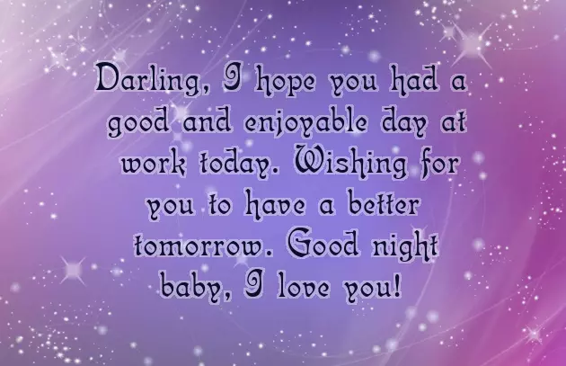 Love You Have A Good Night