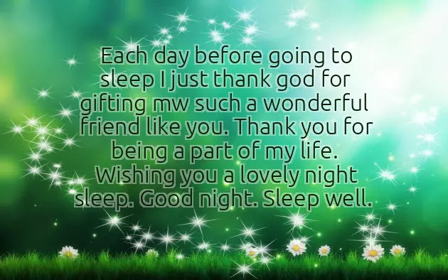 Good Night To My Lovely Friend