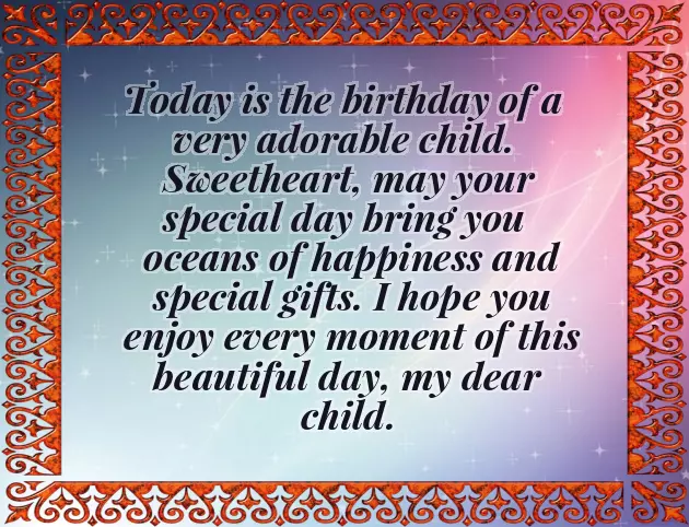Bday Wishes For Child Bday Wishes For Child