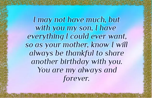 Son Birthday Wishes From Parents Son Birthday Wishes From Parents