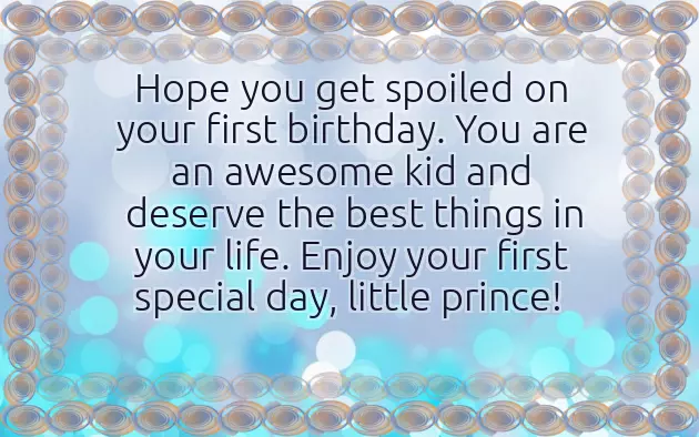 Birthday Wishes For One Year Old Son Birthday Wishes For One Year Old Son