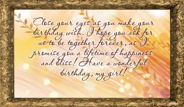 Funny Romantic Birthday Wishes For Girlfriend