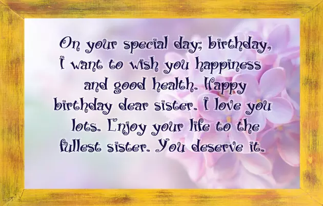 Birthday Wishes For Elder Sister Birthday Wishes For Elder Sister