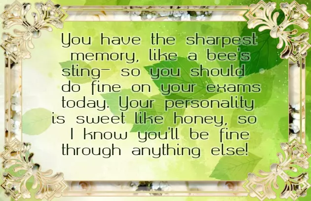 Goodluck Message For Girlfriend