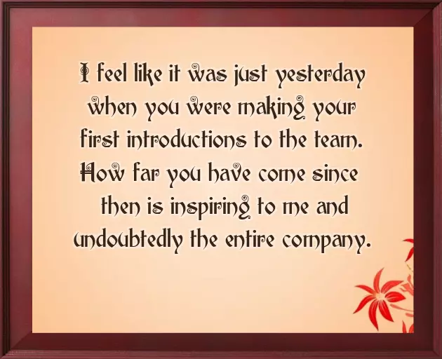 Congratulations On 1 Year Anniversary At Work