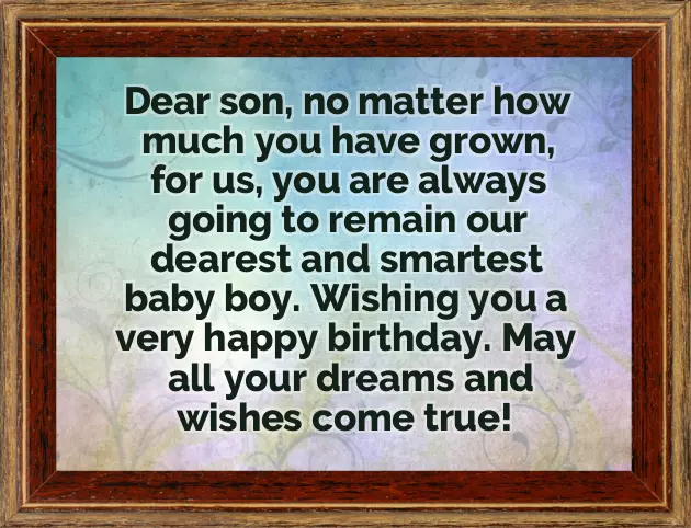 Wishes Of Birthday For Son Wishes Of Birthday For Son
