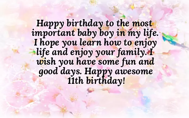 Happy 11Th Birthday To My Son Happy 11Th Birthday To My Son