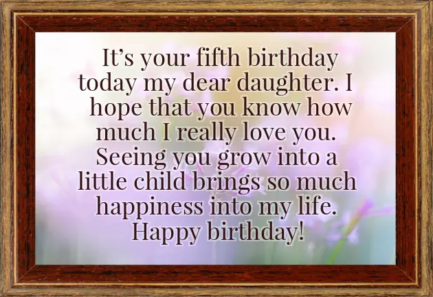 Happy Birthday Wishes For A 5 Year Old Boy