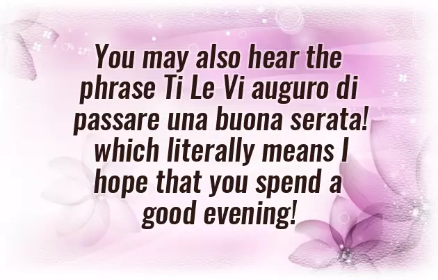 Have A Good Evening Have A Good Evening