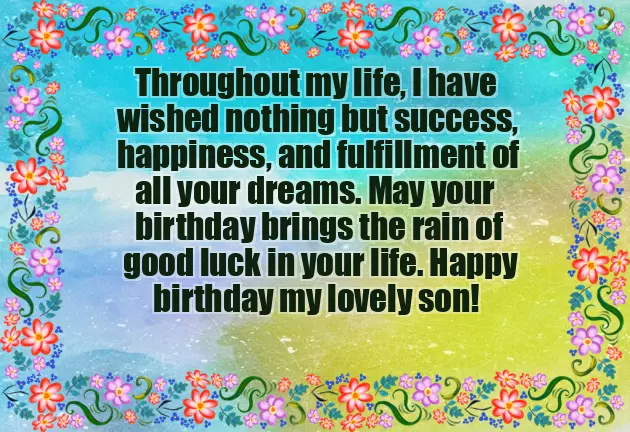 Happy Birthday Post For Son